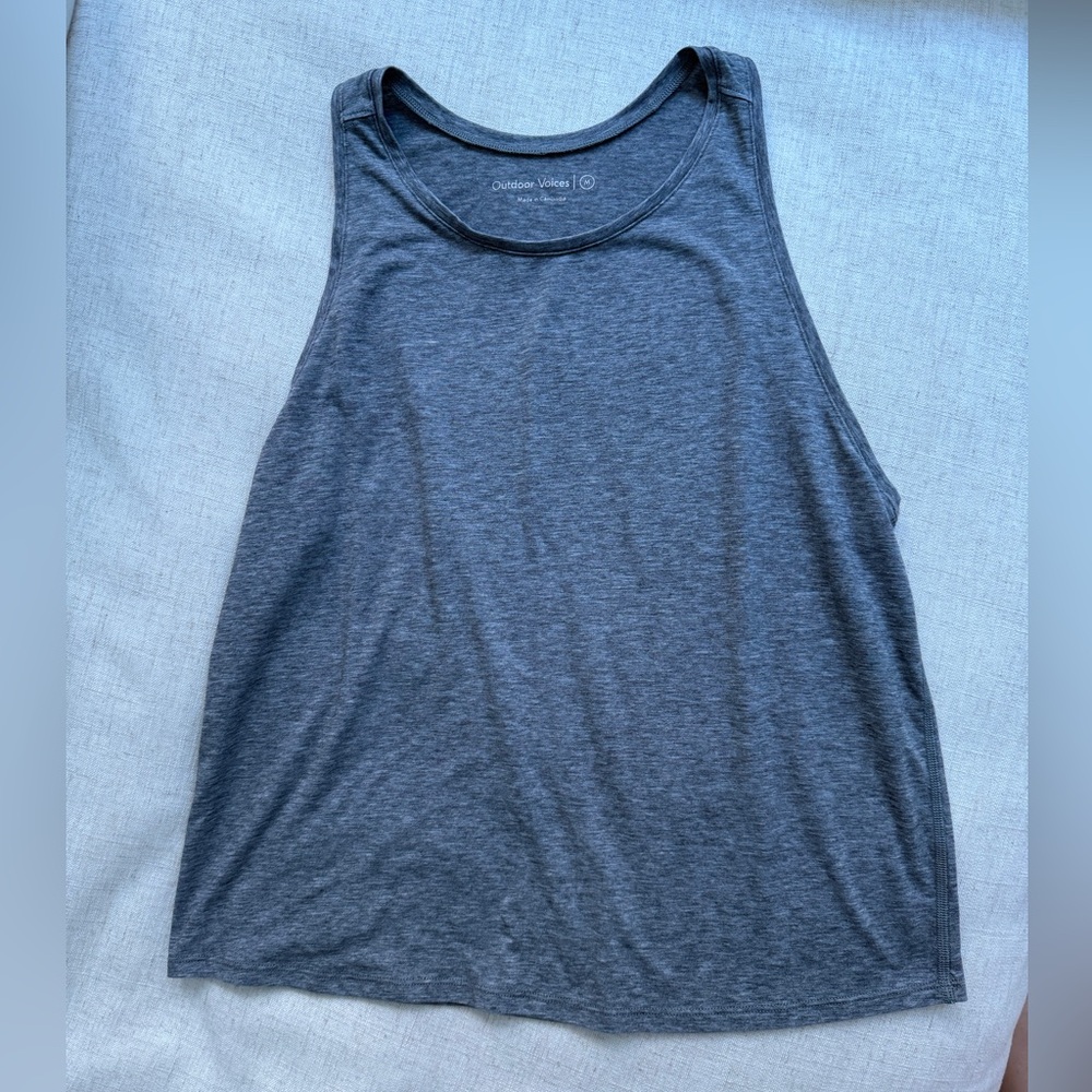 Outdoor Voices Charcoal Gray Women's Tank Top